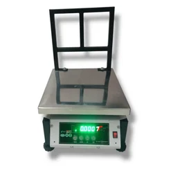 Tesla 100 Kg Capacity 300 x 300 mm Bench Type Foldable Weighing Machine ,With 6 Months Battery Warranty (CKЕР 302) 