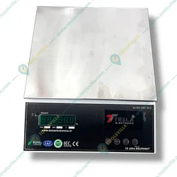 Tesla 250 x 300 mm 30kg Capacity Mild Steel Digital Table Top Weighing Machine,With 6 month battery warranty ( CKET 59)