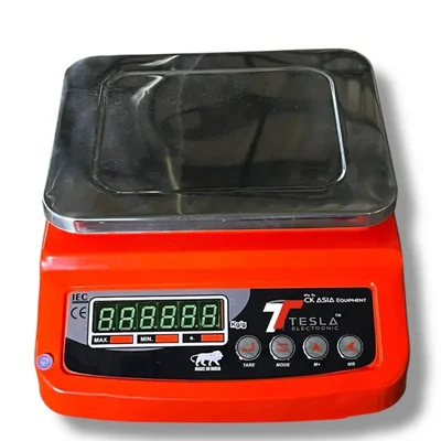 Tesla 175x175mm 20 kg Capacity Mild Steel Digital Weighing Machine, With 6 month battery warranty ( CKET 33)