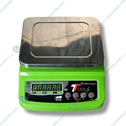 Tesla 175x175mm 20 kg Capacity Mild Steel Digital Weighing Machine, With 6 month battery warranty ( CKET 33)