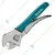 Makita B-65470 Locking Adjustable Wrench 250 mm