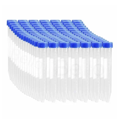 SBT Pack Of 100 Pcs Conical Bottom 15ml Centrifuge Tube with Graduated Marks