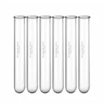 Bello 50pcs Test Tubes, 18 x 150mm Clear Borosilicate Glass for Lab Scientific Experiments, Candy Storage