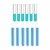 SBT Set of 12 pcs Borosilicate Glass Test Tube 12mmX75mm (6pcs) & 15mmX125mm (6pcs) for School, Laboratory