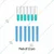 SBT Set of 12 pcs Borosilicate Glass Test Tube 12mmX75mm (6pcs) & 15mmX125mm (6pcs) for School, Laboratory