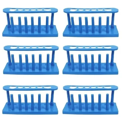 SBT Instruments 6pcs Blue Laboratory Test Tube Stand
