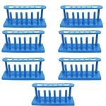 SBT Instruments 7pcs Blue Laboratory Test Tube Stand
