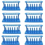 SBT Instruments 9pcs Blue Laboratory Test Tube Stand