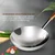 12 Inch Dia Thai Wok Stainless Steel Material, 3 Ltr Capacity