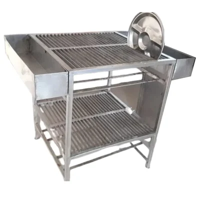 Stainless Steel 60 Plates Capacity Thali Stand