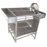 Stainless Steel 60 Plates Capacity Thali Stand