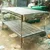 Stainless Steel 120 Plates Capacity Thali Stand for Mesh/ Hostel/ Temple/ Army Camp