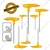 INGCO 8 Pcs T-Handle Ball Point Hex Wrench Set (HHKT80828)