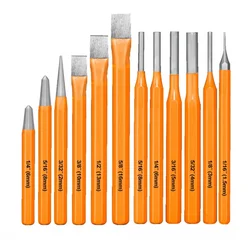 Wadfow 12 Pcs Cold chisel and punch set (WCC8312)