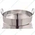 Mira Steel 30 inch Flat Ghevar Kadai 3 MM Thick Kitchenware with Stainless Steel Body