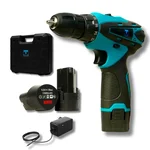 THOR 10mm 12V Cordless 2-Mode Operation, F/R Function Drill-Driver Machine With Battery & Charger, 0-550 RPM/0-1950 RPM (THCD 12)