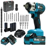 THOR 4-In-1 48V Cordless Impact Wrench/Driver Drill With Battery-Charger & Accessories, Max. Torque 450 Nm (THCIWK52)