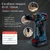 THOR 10mm 21V Cordless Metal Chuck, 3-Mode Operation Impact Drill Machine With Battery, Charger & Tool Kit, 0-550/0-1350 RPM (THCIDK1502)