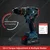 THOR 10mm 21V Cordless Metal Chuck, 3-Mode Operation Impact Drill Machine With Battery, Charger & Tool Kit, 0-550/0-1350 RPM (THCIDK1502)