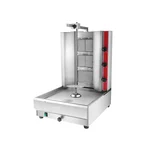 Premium Quality Three Burner Electric Shawarma Machine with Rotating and Adjustable Rod