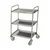 Vinayak Machines Three Layer (Shelves) Trolley For Tea/Coffee Service Stainless Steel Body With Castor Wheels