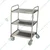 Vinayak Machines Three Layer (Shelves) Trolley For Tea/Coffee Service Stainless Steel Body With Castor Wheels