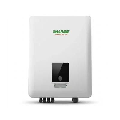 WAAREE 8KW, 3-Phase On-Grid Solar Inverter With Dual MPPT and IP65 Protection for Residential Rooftops