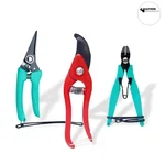 Jaiveer Garden Tools Set of Pruning Secateur, Kinnu Cutter & Flower Cutter | Used for Pruning/Trimming Flowers, Stems, Leaves
