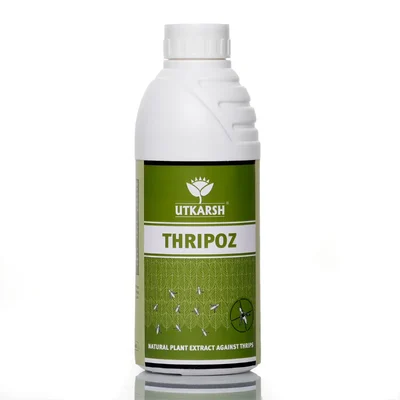 Utkarsh Thripoz | Natural Plants Extract Against Thrips | Natural Plant Protector | Aphids and White Fly | 1 liter(Pack-1 x 1 liter)