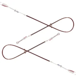 Heavy Duty Pack of 2 Anti Clock Wise Type Clutch Cable B (1m / Bolt Size 8mm) for 171F Gear Box of Power Weeder, E12857446