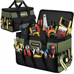 HENNY 17 Inch 20 Pockets 50 Kg Load Bearing Capacity Water-Resistance Multi-Purpose Tool Storage Bag