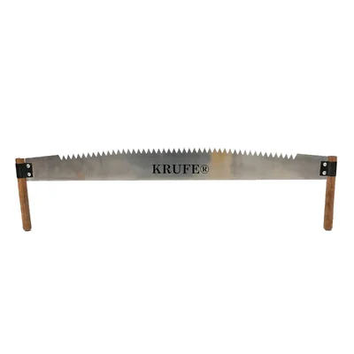 KRUFE 4 Foot Two Man Crosscut Saw with 2 Large Handles, Precision Cutting Tree Saw For Sawing & Cutting Branches