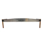 KRUFE 4 Foot Two Man Crosscut Saw with 2 Large Handles, Precision Cutting Tree Saw For Sawing & Cutting Branches