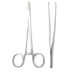 Forgesy Surgical Instrument Set of 2 pcs (Toothed Forceps 6", Needle Holder 6") (6 inch)