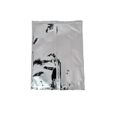 250 gm, 6x8 Inch Top Sealable Center Seal Silver Pouch for Snacks, Coffee, Tea Packaging(Pack-50 Pcs)