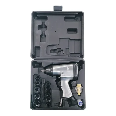 Spear 1/2 inch 17 Pcs Air Impact Wrench Kit, 7000 RPM Speed & 340 Nm Max. Torque