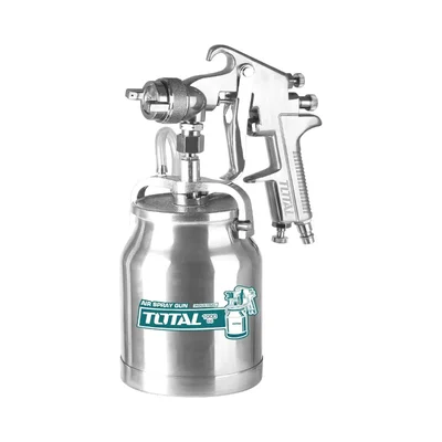 Total 1000 cc Air Paint Spray Gun, 1.0 mm Nozzle With 3-4 Bar Operating Pressure (TAT11002)