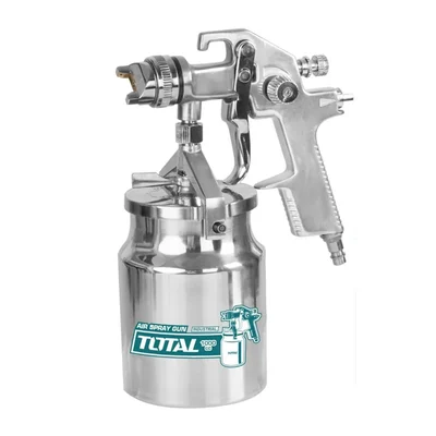 Total 1000 cc Air Paint Spray Gun, 1.4 mm Nozzle With 2.5-3.5 Bar Operating Pressure (TAT11004)