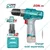 Total 10mm 12V Lithium-Ion Cordless Drill With Battery & Cr-V 65mm Bit, Max. Torque 20 Nm (TDLI12202)