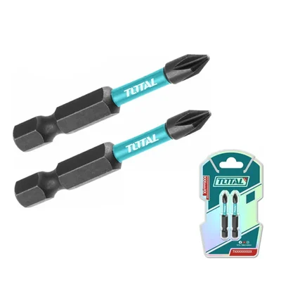 Total 2 Pcs/Set Impact Screwdriver Bit Set (TACIM71PH150) - Pack of 5
