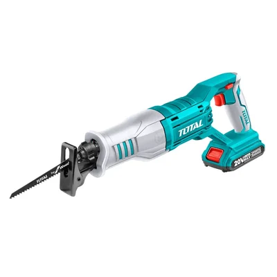 Total 115 mm 20V Lithium-Ion Reciprocating Saw with Sabre Saw Blade, 2800 RPM (TRSLI1151)