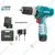 Total 12V 10 mm Cordless Impact Drill With Battery, Charger & Accessories, 1350 RPM (TIDLI1232)