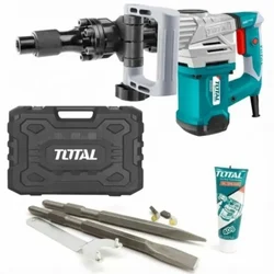 Total 1300 Watt 6 kg Demolition Breaker with Accessories (TH2130016)
