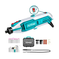 Total 3.2 mm 130 Watt Mini Die Grinder with 109 pcs Accessories (TG513326)