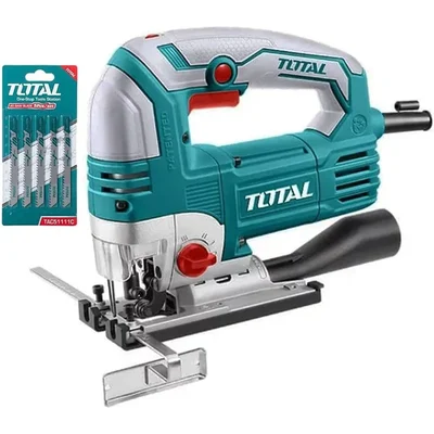 Total 135 mm 800 Watt Jig Saw with Accessories, 3100 RPM (TS2081356)