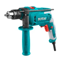 Total 13 mm 650 Watt Impact Drill with Accessories, 3000 RPM (TG106136)