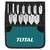 Total 13 Pcs Flat Wood Drill Bits (6, 8,10,12,14,16,18,20,25,28,30,32,38 mm) (TACSD70131)