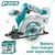 Total 140 mm 20V Lithium-Ion Circular Saw with Cutting Blade & without Battery and Charger, 3600 RPM (TSLI1401)