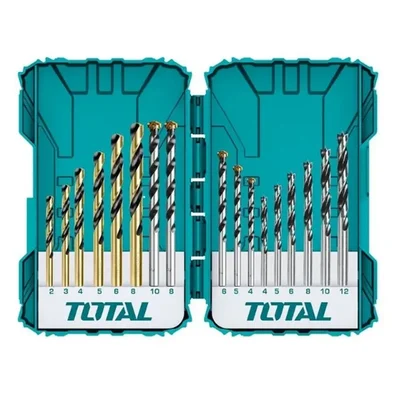 Total 16 Pcs Metal, Concrete and Wood Drill Bits (TACSDL11601)