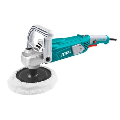 Total 180 mm 1400 Watt Angle Polisher with Accessories, 3800 RPM (TP1141806)